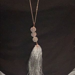 Long dangling necklace